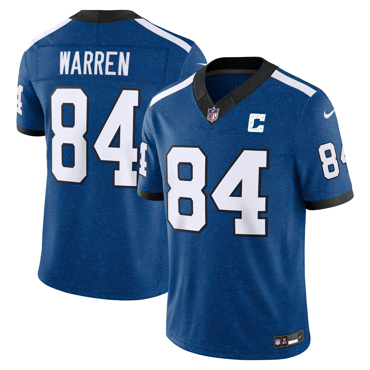 Indianapolis Colts Tyler Warren Royal Alternate Indiana Nights Vapor F.U.S.E. Stitched Limited Football Jersey