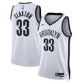 Brooklyn Nets Association Edition Swingman Jersey - White - Nic Claxton