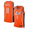 LA Clippers 2025/26 City Edition Swingman Jersey - Orange - Brook Lopez