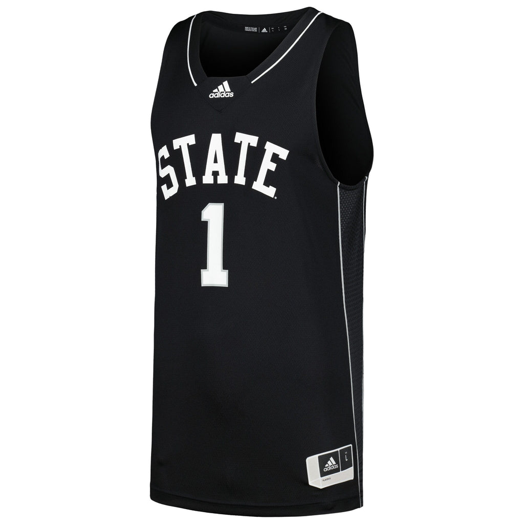 #1 Black Mississippi State Bulldogs Swingman Basketball Jersey