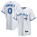 Toronto Blue Jays Andres Gimenez White Home Replica Baseball Jersey