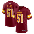Washington Commanders Ale Kaho Burgundy Team Game Football Jersey