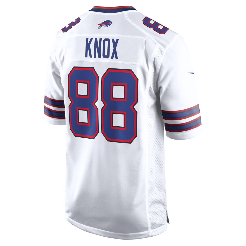 Buffalo Bills Dawson Knox White Away Game Player Football Jersey