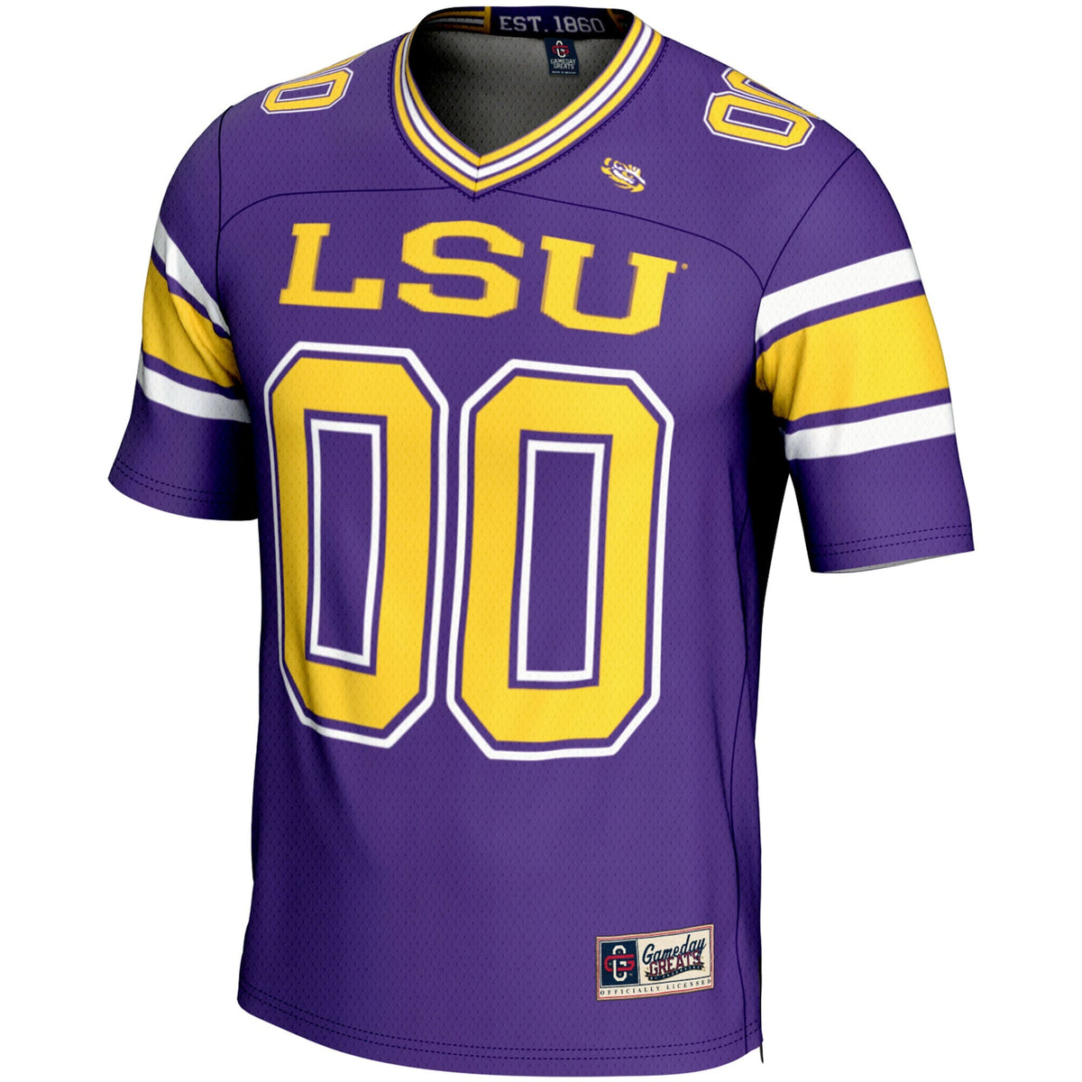 LSU Tigers NIL Pick-A-Player Football Jersey - Purple