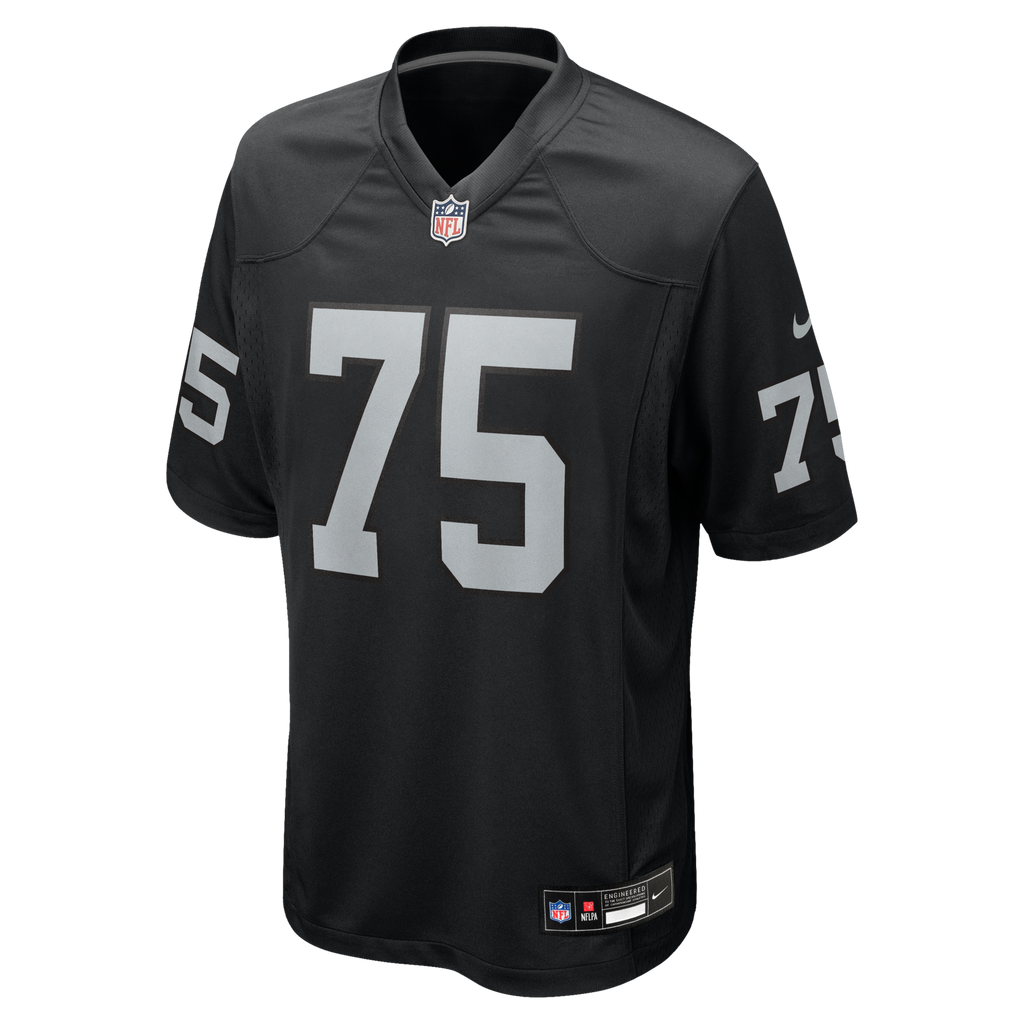 Las Vegas Raiders Howie Long Black Game Retired Player Football Jersey