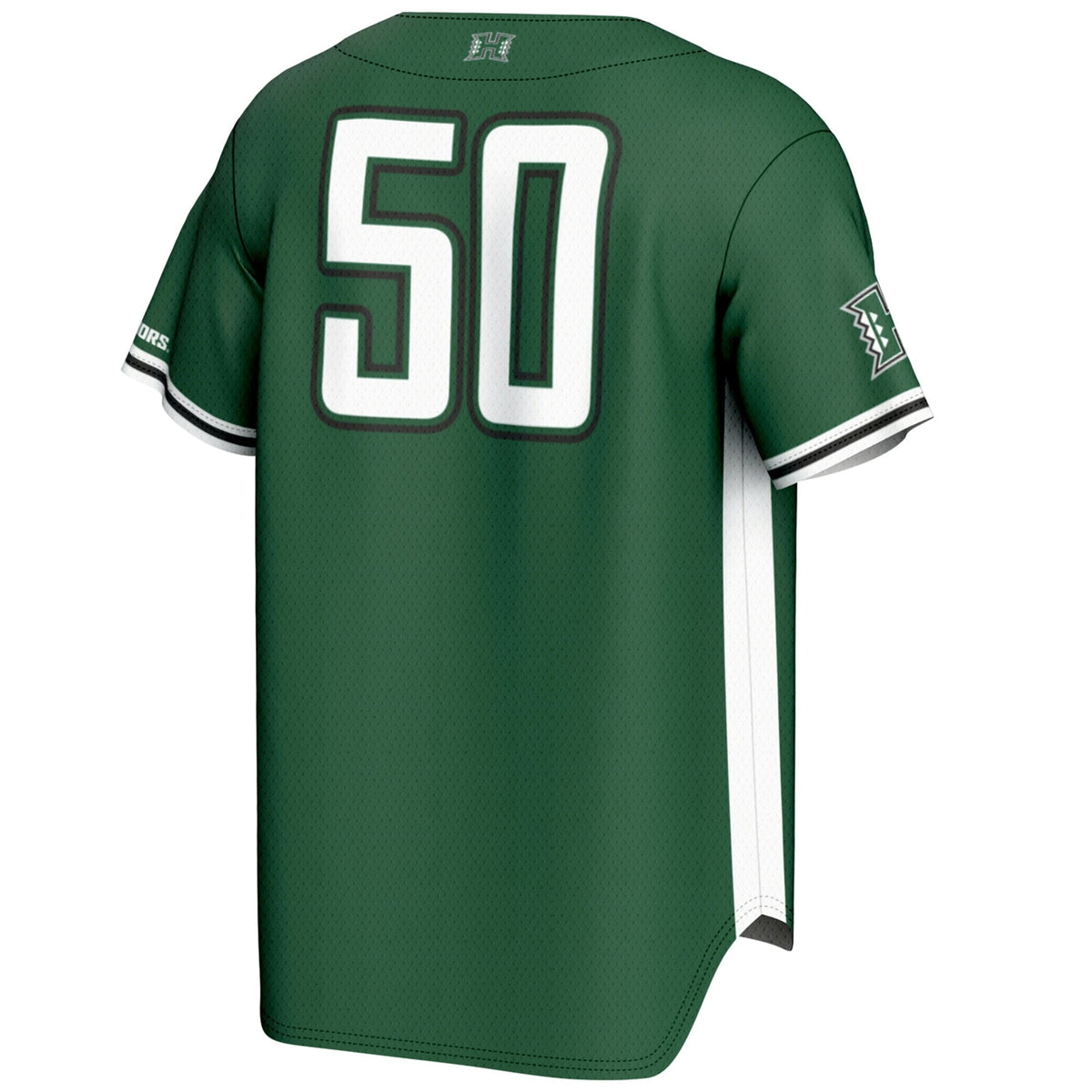 #1 Green Hawaii Rainbow Warriors Lightweight Baseball Jersey