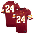 #24 Cardinal Iowa State Cyclones Untouchable Football Jersey