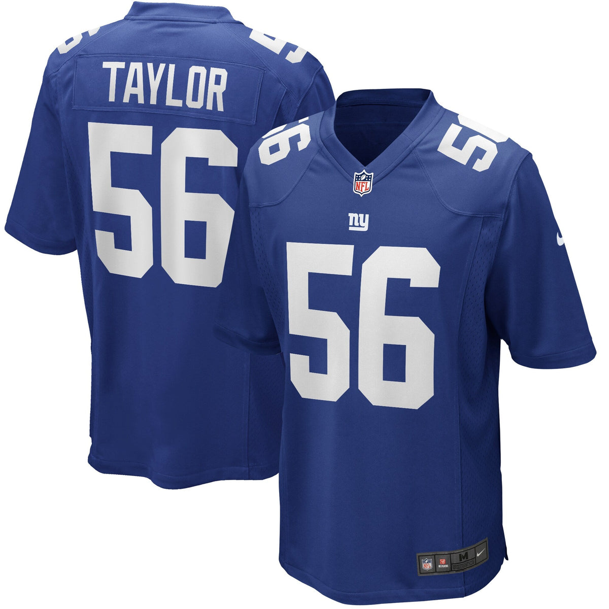 New York Giants Lawrence Taylor Royal Game Retired Player Football Jersey