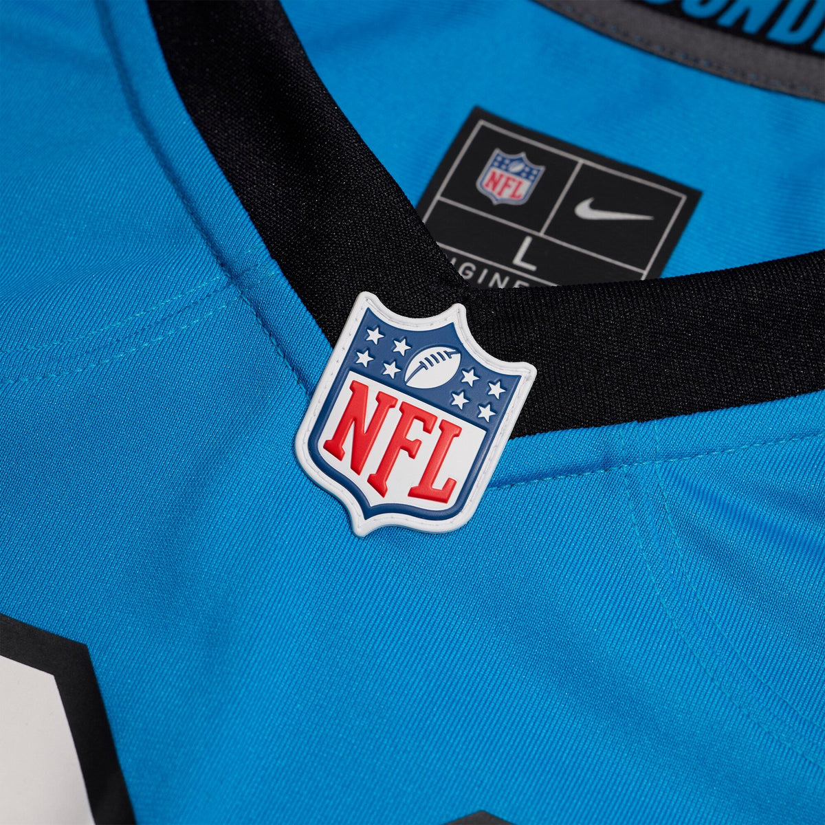 Carolina Panthers Chuba Hubbard Blue Alternate Game Football Jersey