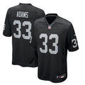 Las Vegas Raiders Jamal Adams Black Team Game Football Jersey