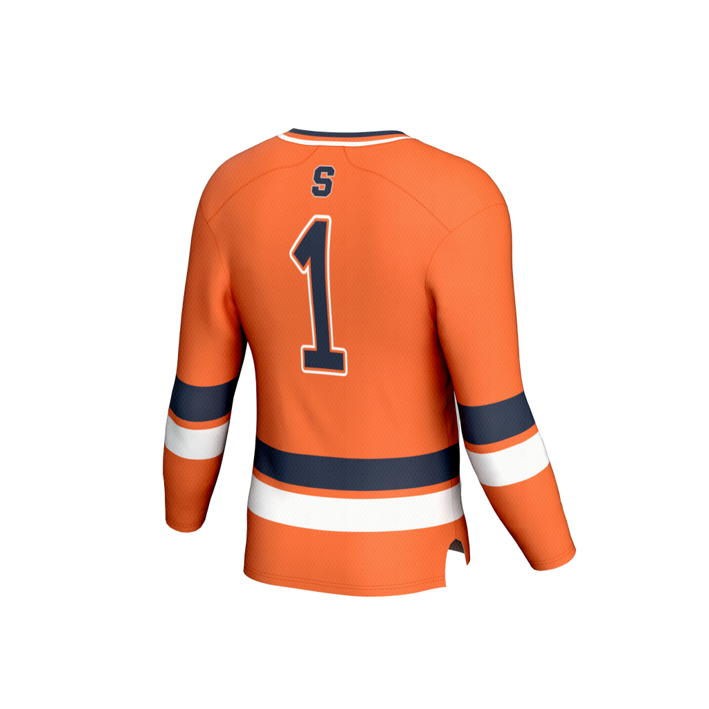 Orange Syracuse Orange Lightweight Hockey Fashion Jersey