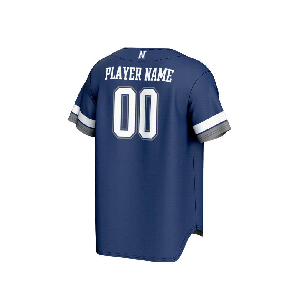Nevada Wolf Pack NIL Pick-A-Player Baseball Lightweight Jersey - Navy