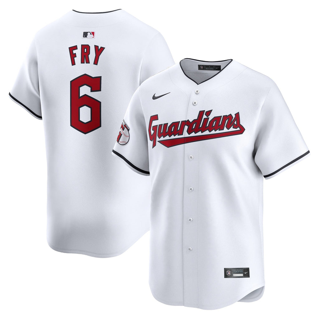 Cleveland Guardians David Fry White Home Limited Player Baseball Jersey