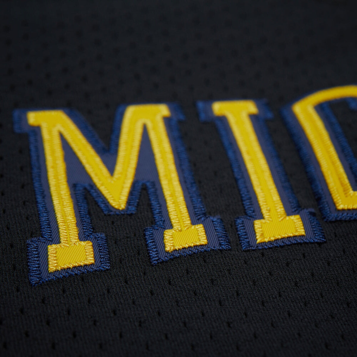 Black Michigan Wolverines On The Clock Full-Button Fashion Jersey