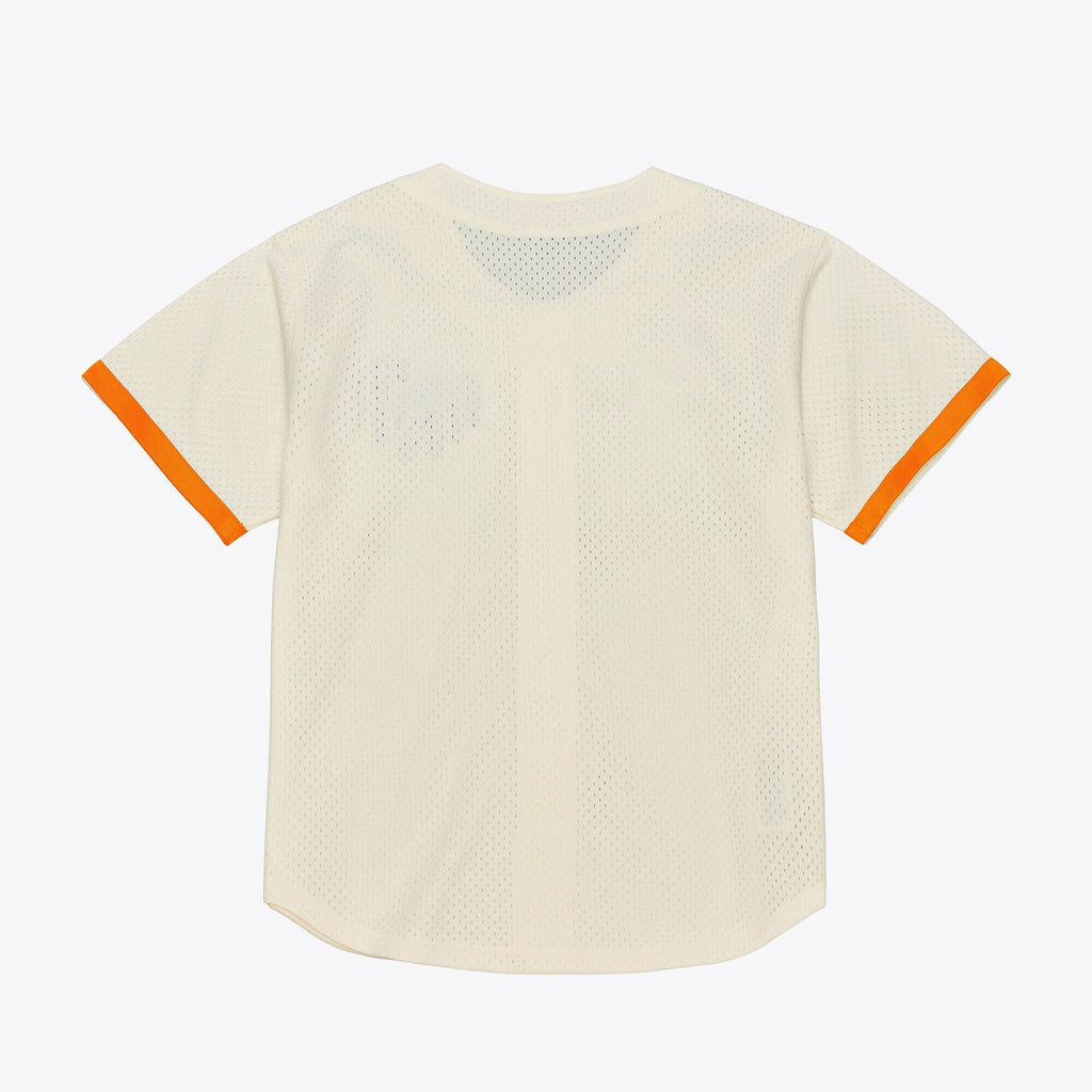 Cream Tennessee Volunteers Mesh Button-Up Batting Practice Baseball Jersey