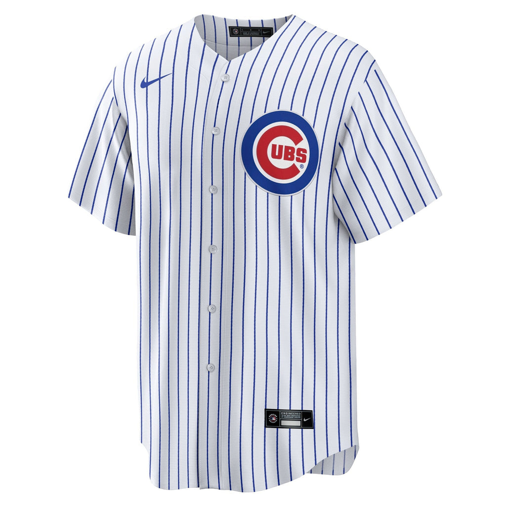 Chicago Cubs Dansby Swanson White Replica Player Baseball Jersey