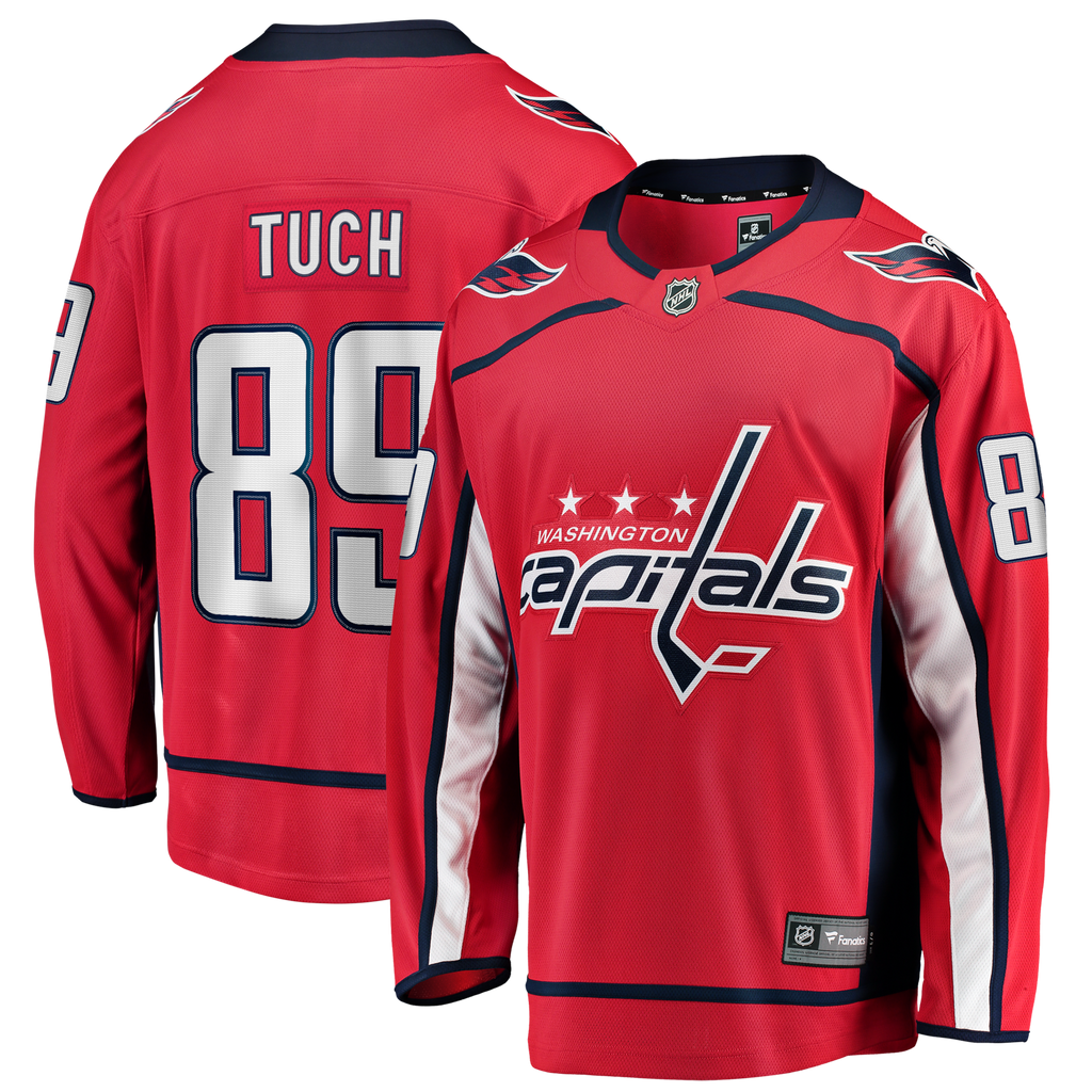 Washington Capitals Alex Tuch Red Home Breakaway Hockey Jersey