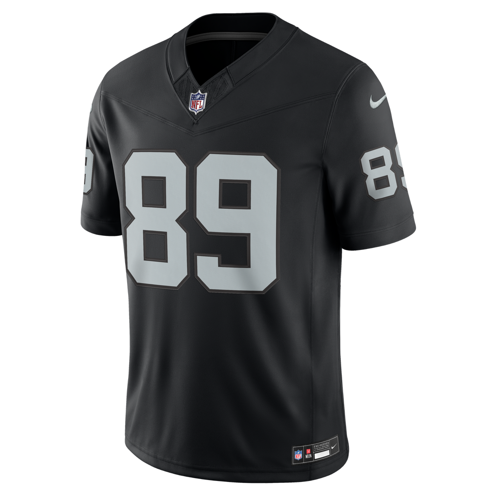 Las Vegas Raiders Brock Bowers Black Team Vapor F.U.S.E. Stitched Limited Football Jersey