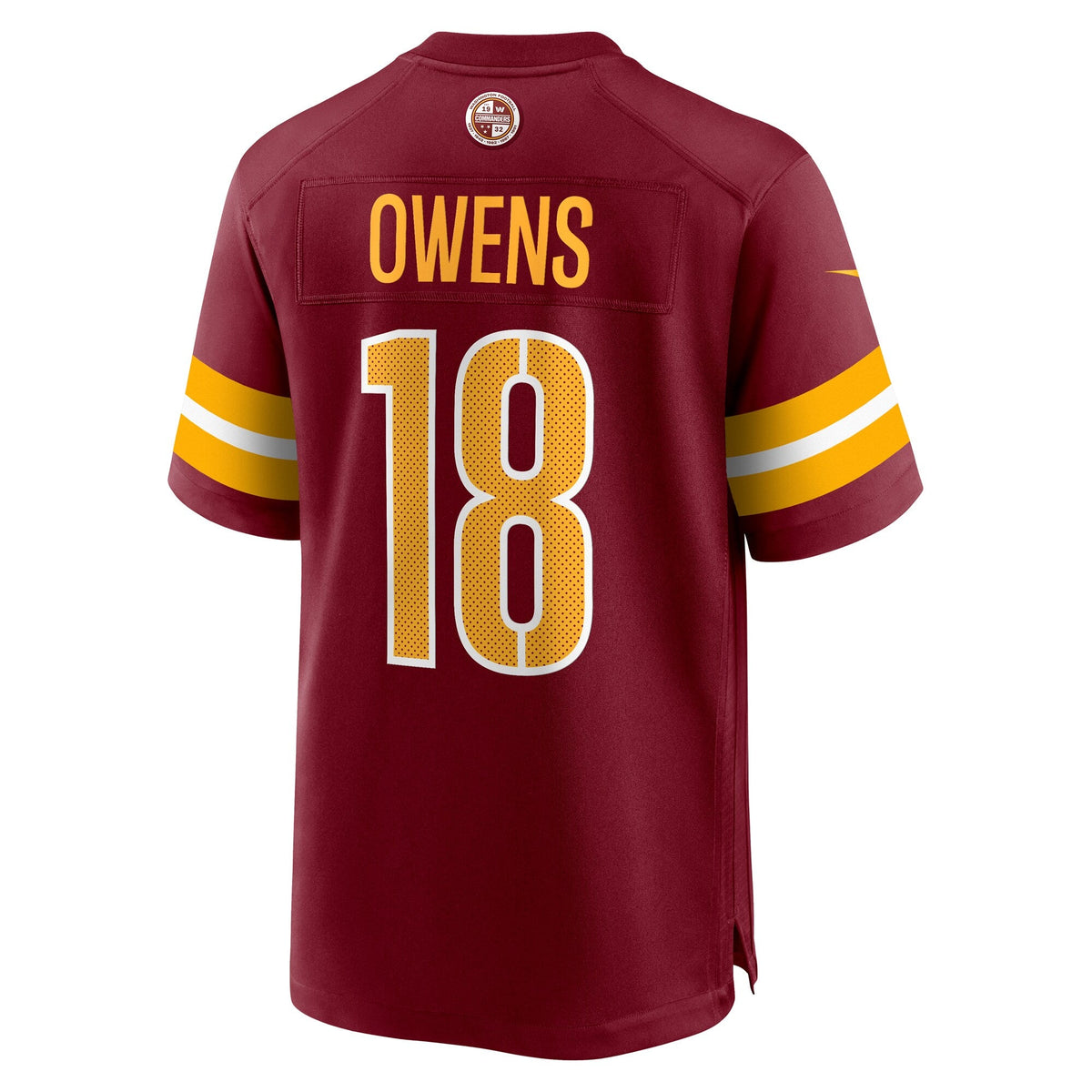 Washington Commanders Tyler Owens Burgundy Team Game Football Jersey