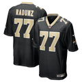 New Orleans Saints Dillon Radunz Black Team Game Football Jersey