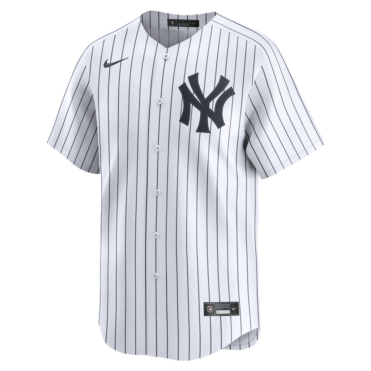 New York Yankees White Home Limited Custom Baseball Jersey