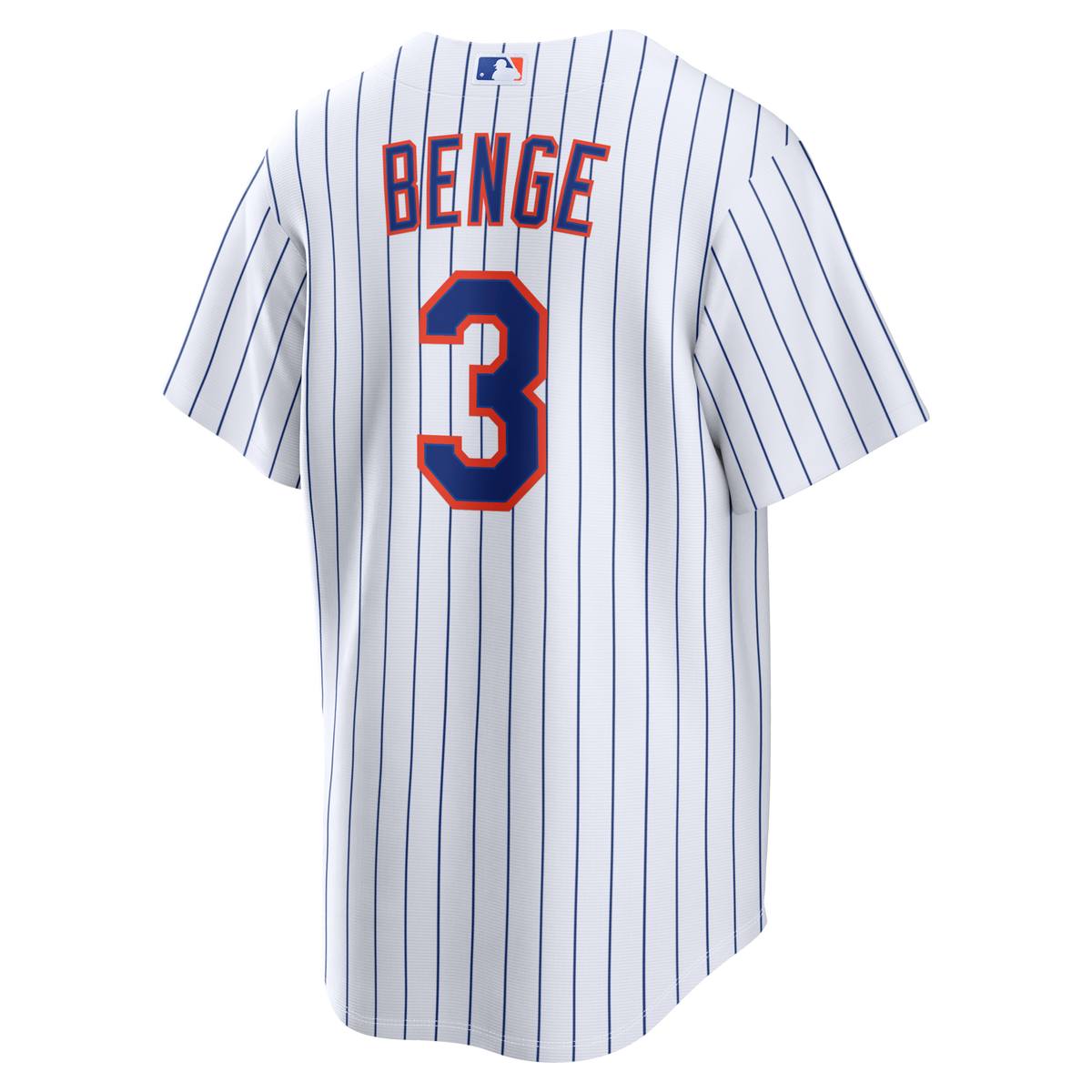 New York Mets Carson Benge White Home Replica Baseball Jersey