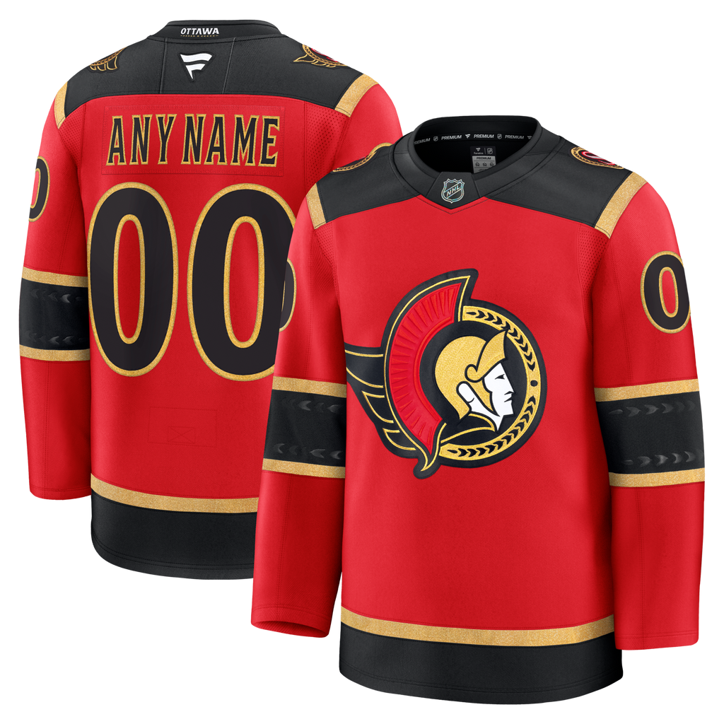 Ottawa Senators Red Alternate Custom Premium Jersey