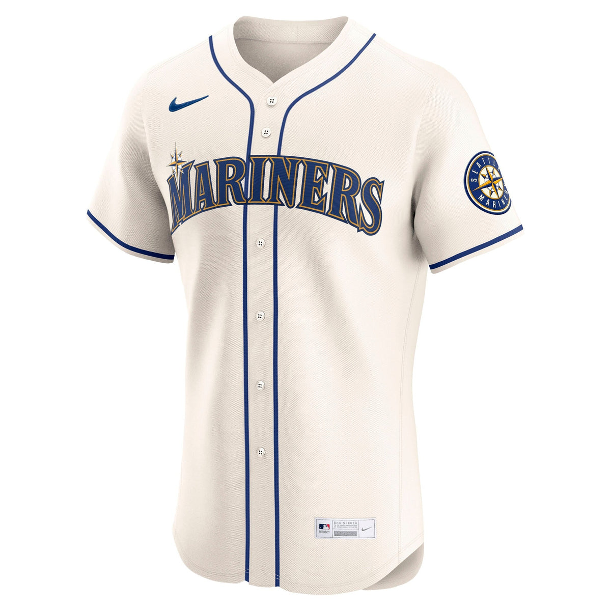Seattle Mariners Julio Rodríguez Cream Alternate 2 Elite Player Baseball Jersey