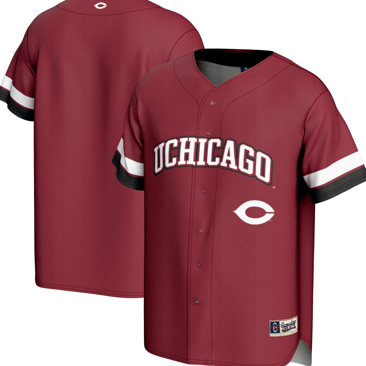 UChicago Maroons Spirit Baseball Jersey - Maroon