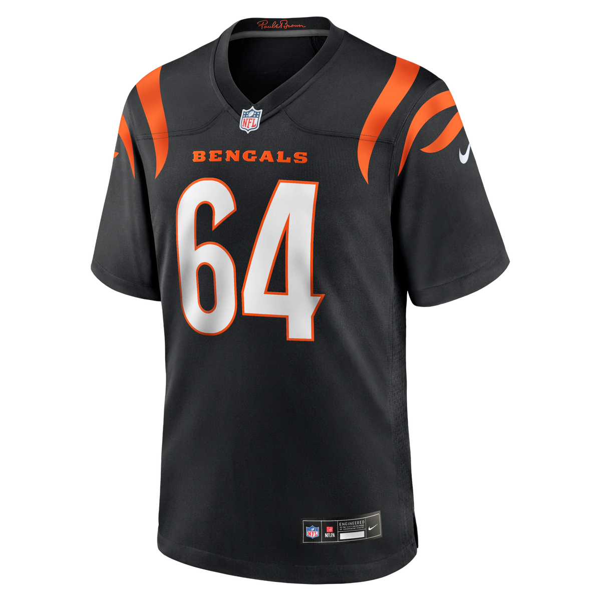 Cincinnati Bengals Ted Karras Black Game Player Football Jersey