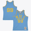 Los Angeles Lakers George Mikan 1948 Dark Jersey - Columbia Blue