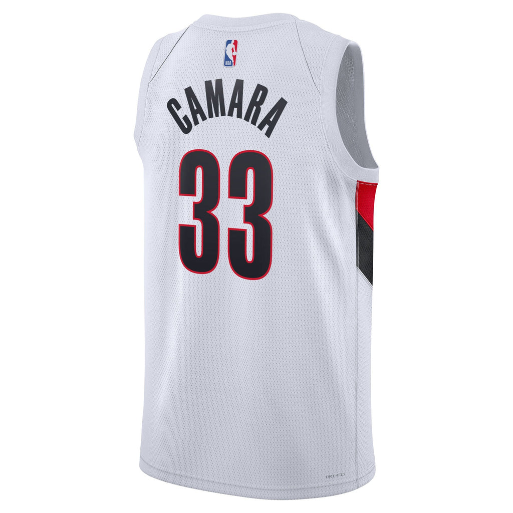 Portland Trail Blazers Replica Association Edition Swingman Jersey - White - Toumani Camara