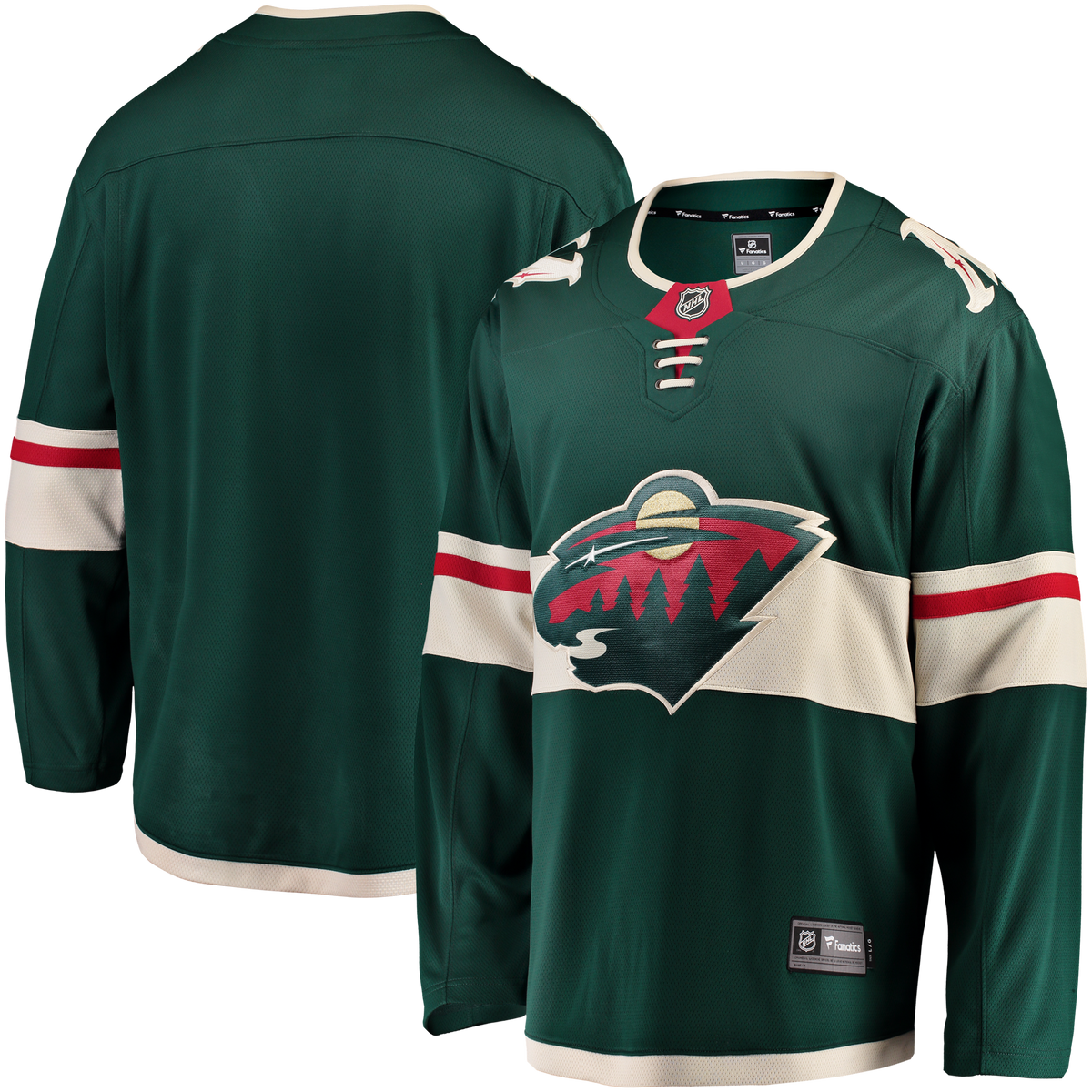 Minnesota Wild Green Home Breakaway Hockey Jersey