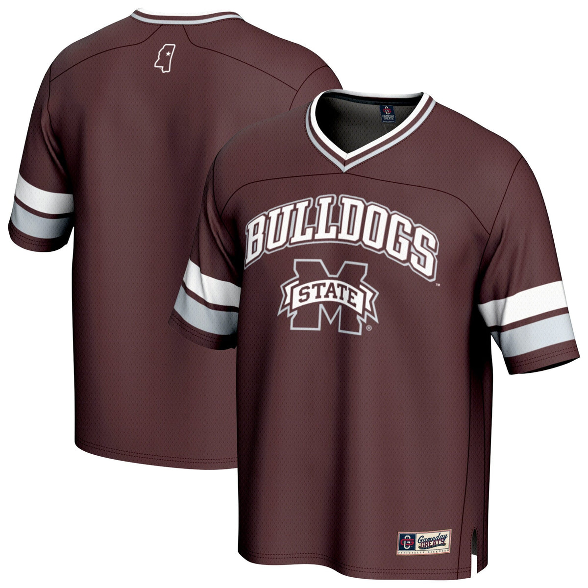Maroon Mississippi State Bulldogs Spirit Football Jersey