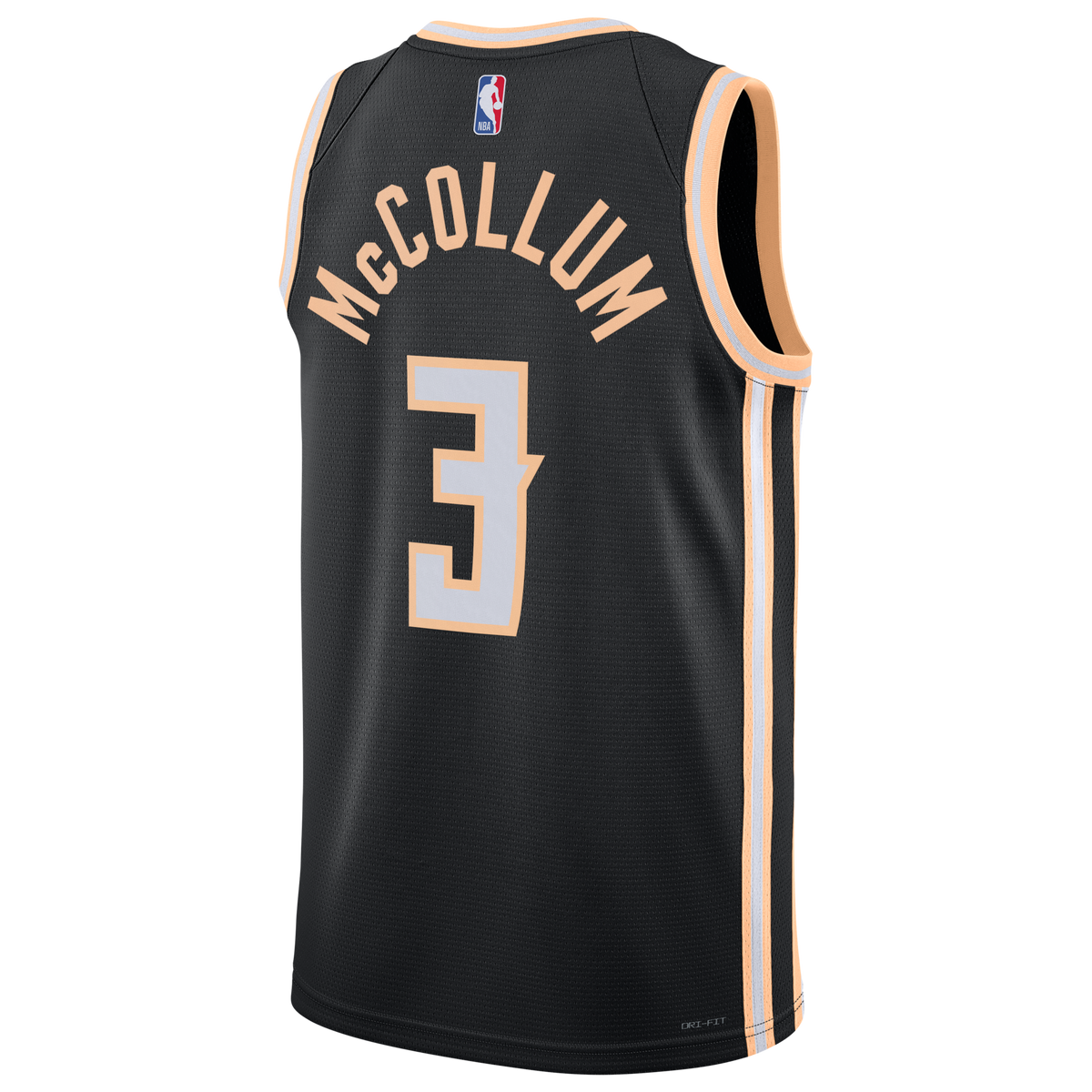 Atlanta Hawks 2025/26 City Edition Swingman Jersey - Black - CJ McCollum