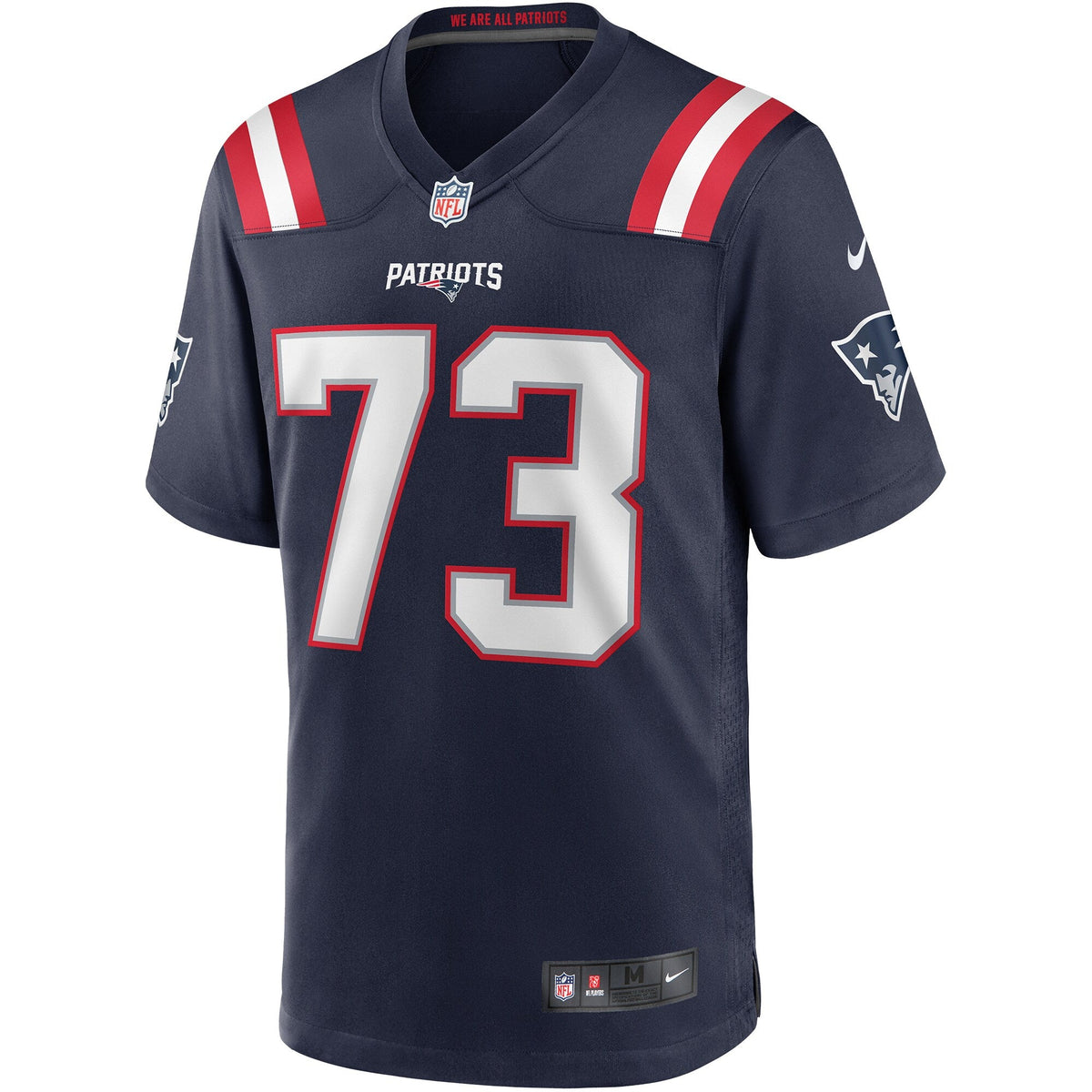 New England Patriots John Hannah Navy Game Retired Player Football Jersey