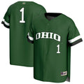 #1 Ohio Bobcats Lightweight Collegiate Baseball Fashion Jersey - Green