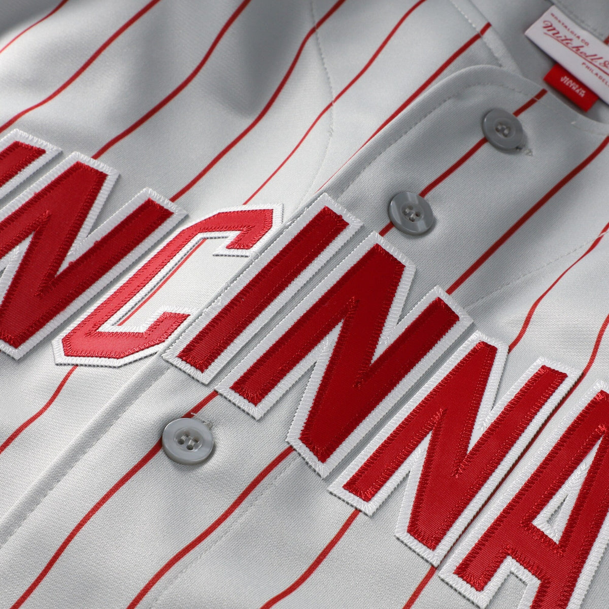 Cincinnati Reds Deion Sanders Gray 1997 Baseball Jersey