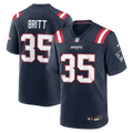 New England Patriots K.J. Britt Navy Team Game Football Jersey