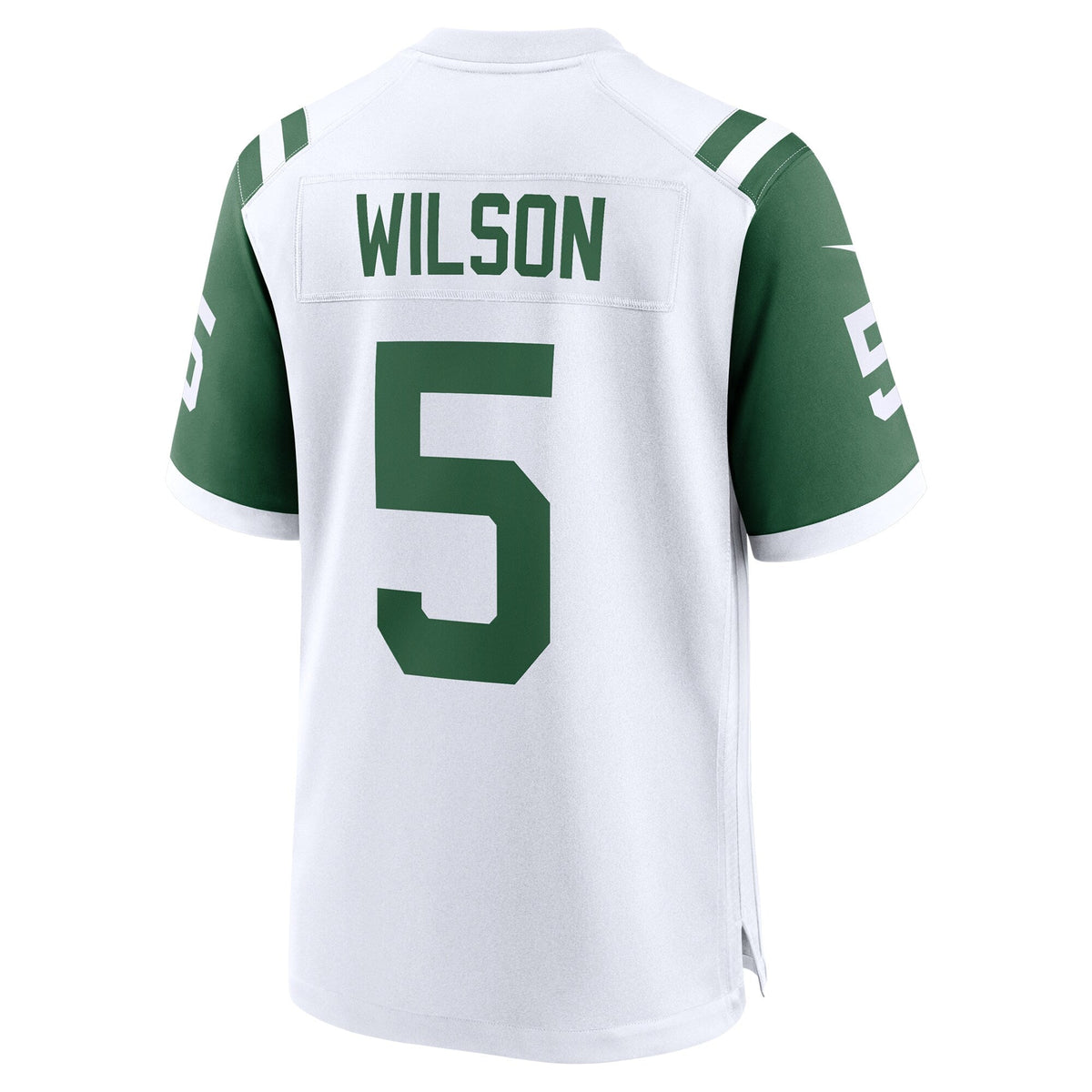 New York Jets Garrett Wilson White Classic Alternate Game Football Jersey