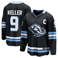 Utah Mammoth Clayton Keller Black Home Breakaway Player Hockey Jersey