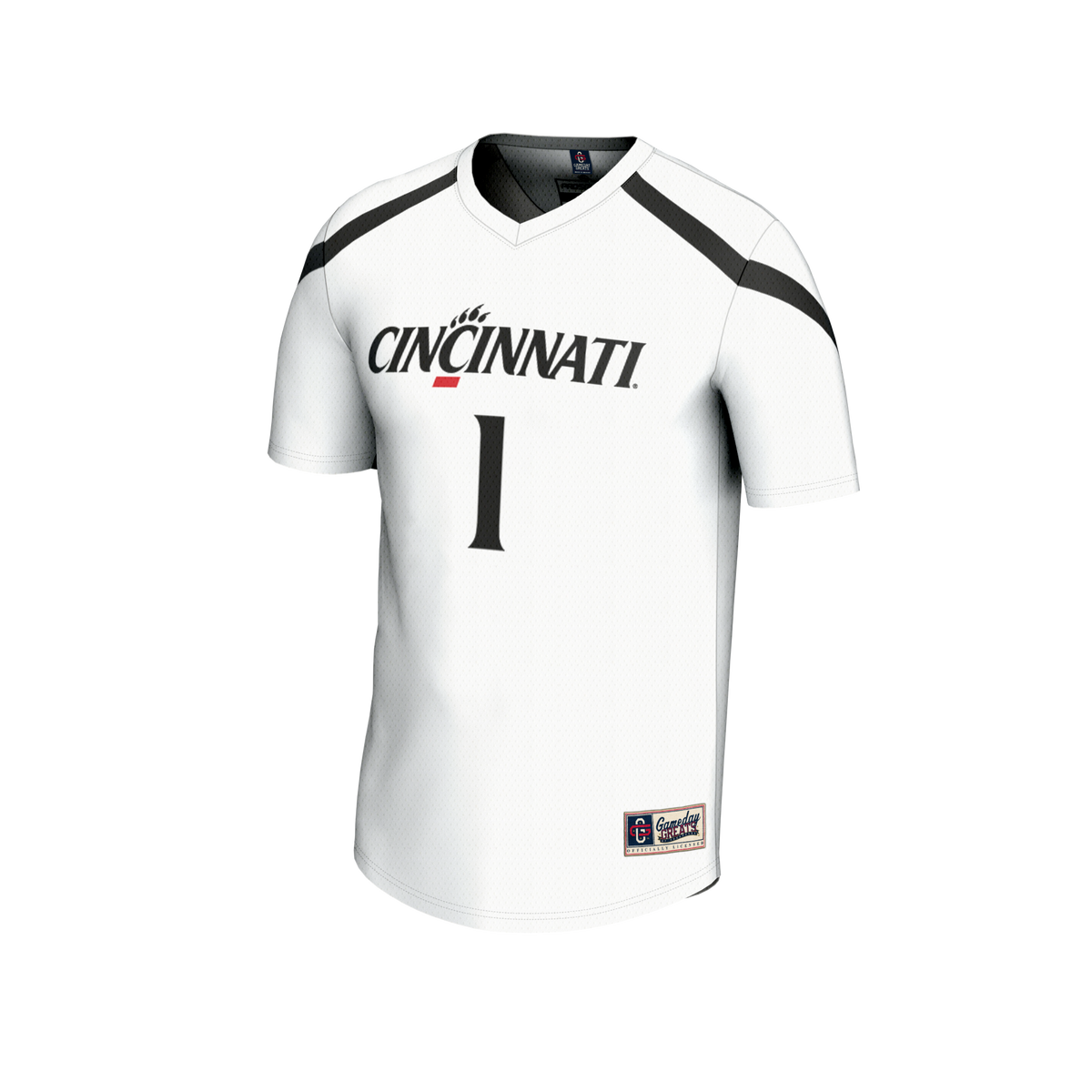 #1 Cincinnati Bearcats Lacrosse Fashion Jersey - White