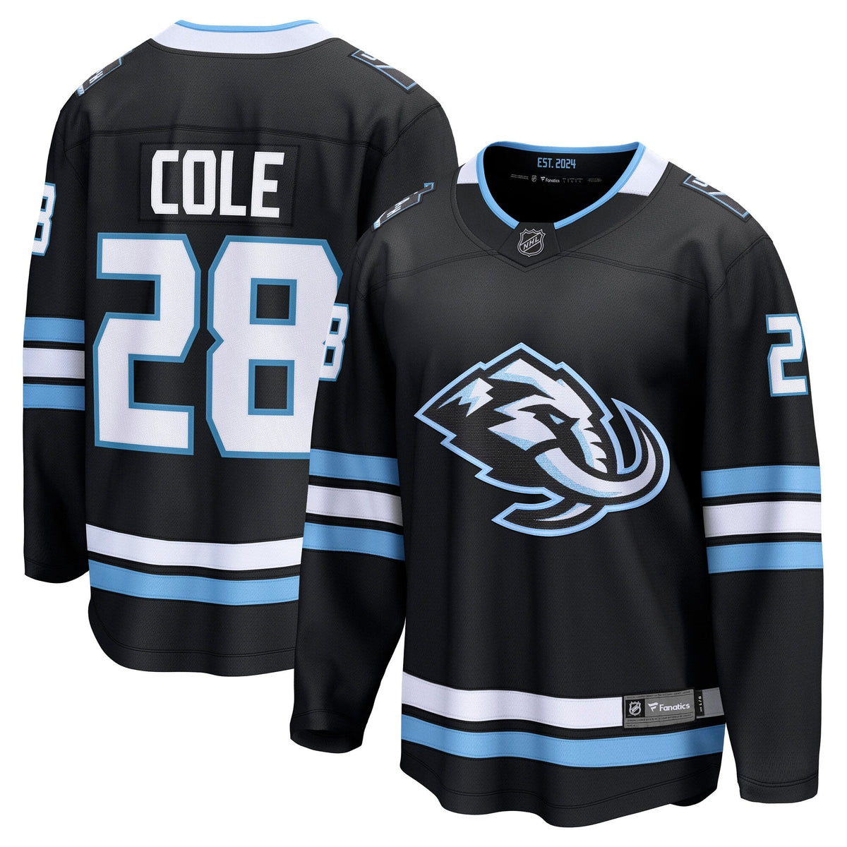 Utah Mammoth Ian Cole Black Home Breakaway Player Hockey Jersey