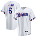 Texas Rangers Josh Jung White Replica Player Baseball Jersey
