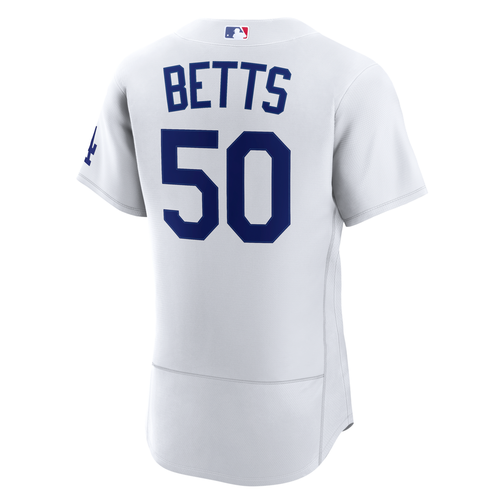 Los Angeles Dodgers Mookie Betts White Home Baseball Jersey