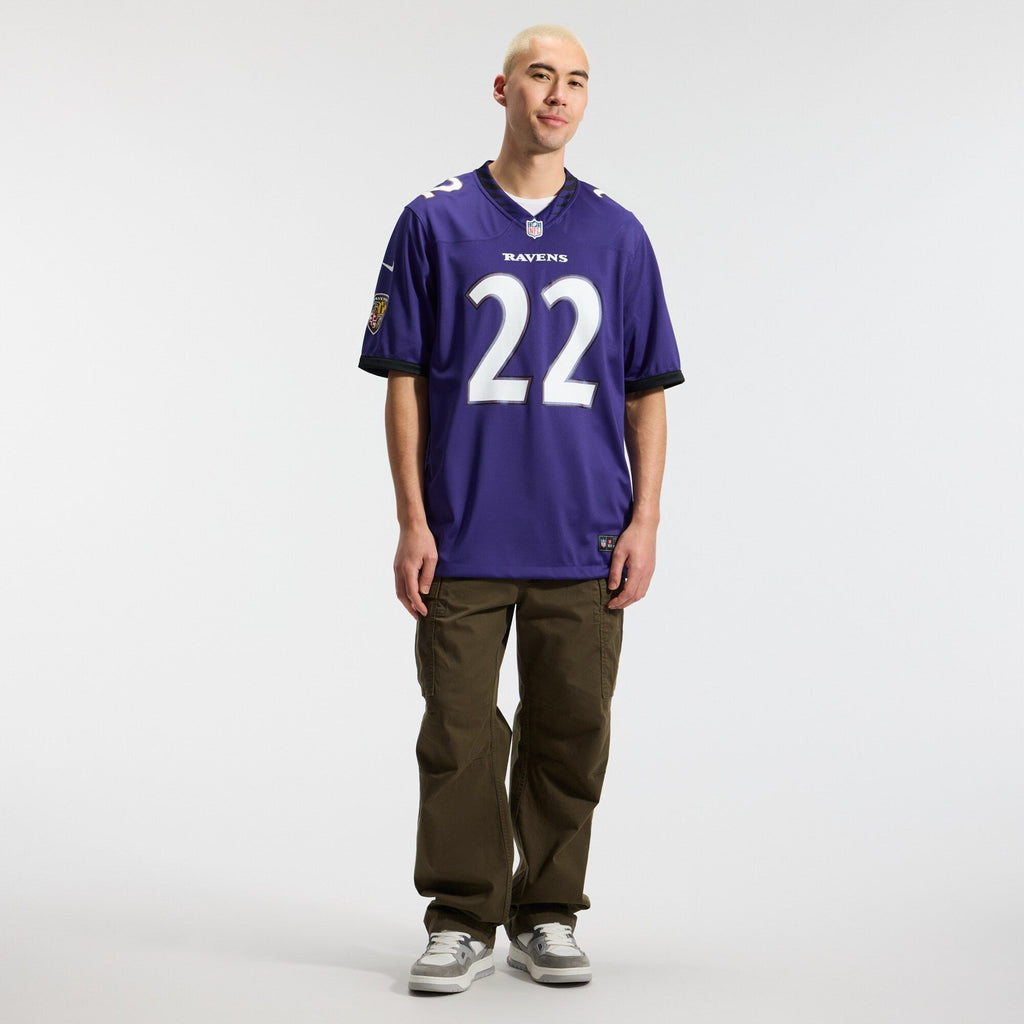 Baltimore Ravens Derrick Henry Purple Team Game Football Jersey