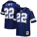Dallas Cowboys 1996 Emmitt Smith Navy Throwback Retired Player Football Jersey
