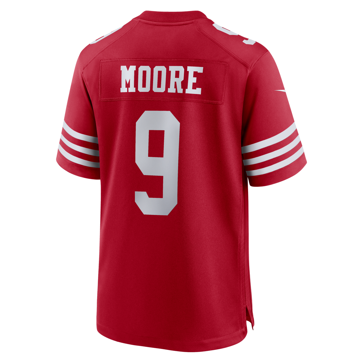 San Francisco 49ers Skyy Moore Scarlet Team Game Football Jersey