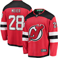 New Hockey Jersey Devils Timo Meier Red Home Breakaway Jersey