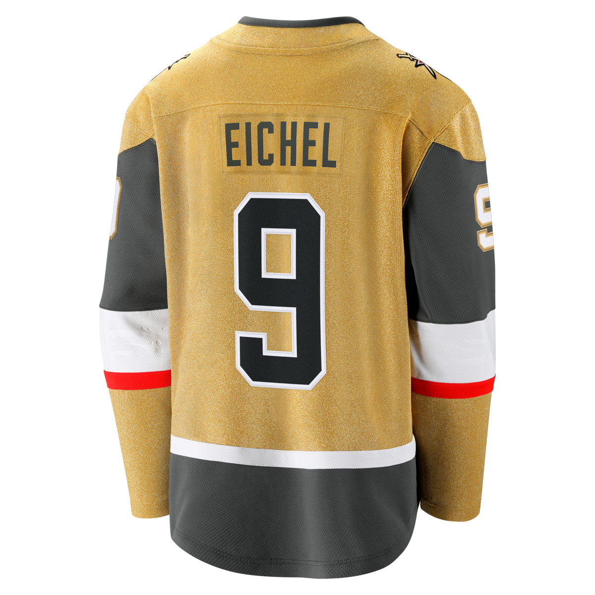 Vegas Golden Knights Jack Eichel Gold 2026 Stanley Cup Final Breakaway Hockey Jersey